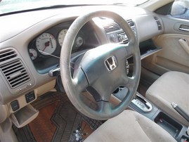 2002 Honda Civic LX Burgundy Sedan 1.7L AT #A24885